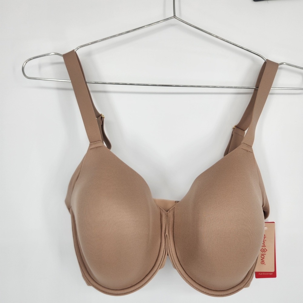 ThirdLove 32E Taupe Beige Smoothing Full Coverage Bra ComfortStretch 10822012908